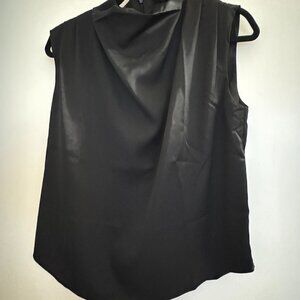 Modern Citizen  Allegra Sleeveless Draped Blouse BLACK XS
